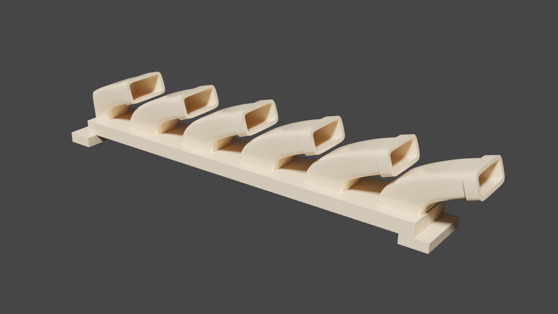 Exhausts for 24th scale Airfix Stuka 3D print model_2