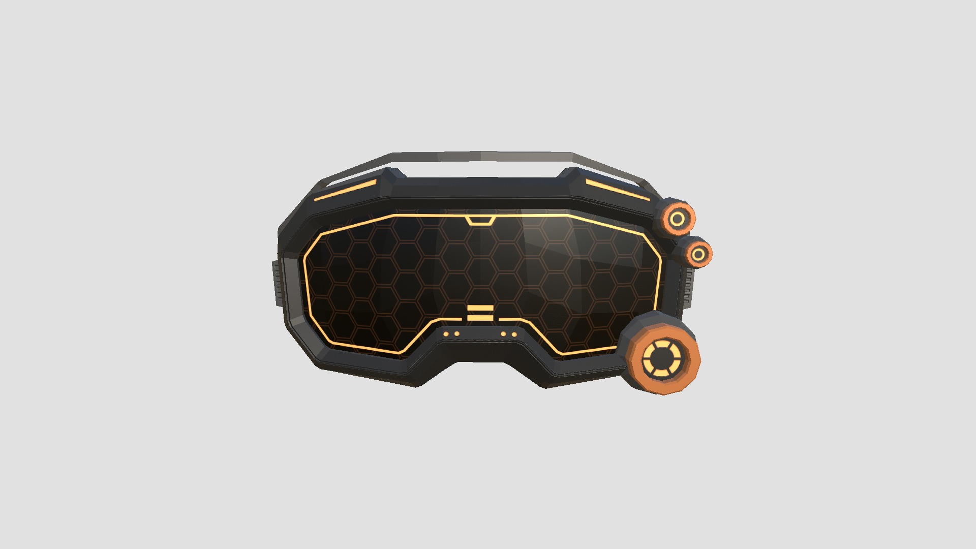 08 SciFi Glasses Low Poly A Collection - Character Design _28