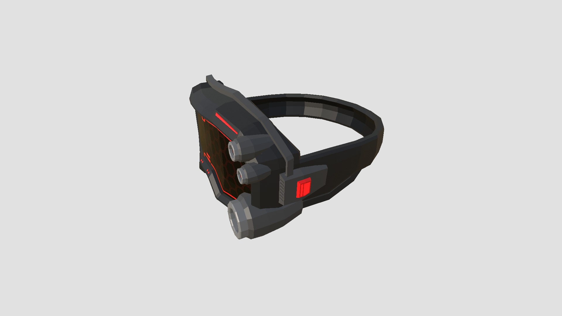 08 SciFi Glasses Low Poly A Collection - Character Design _47