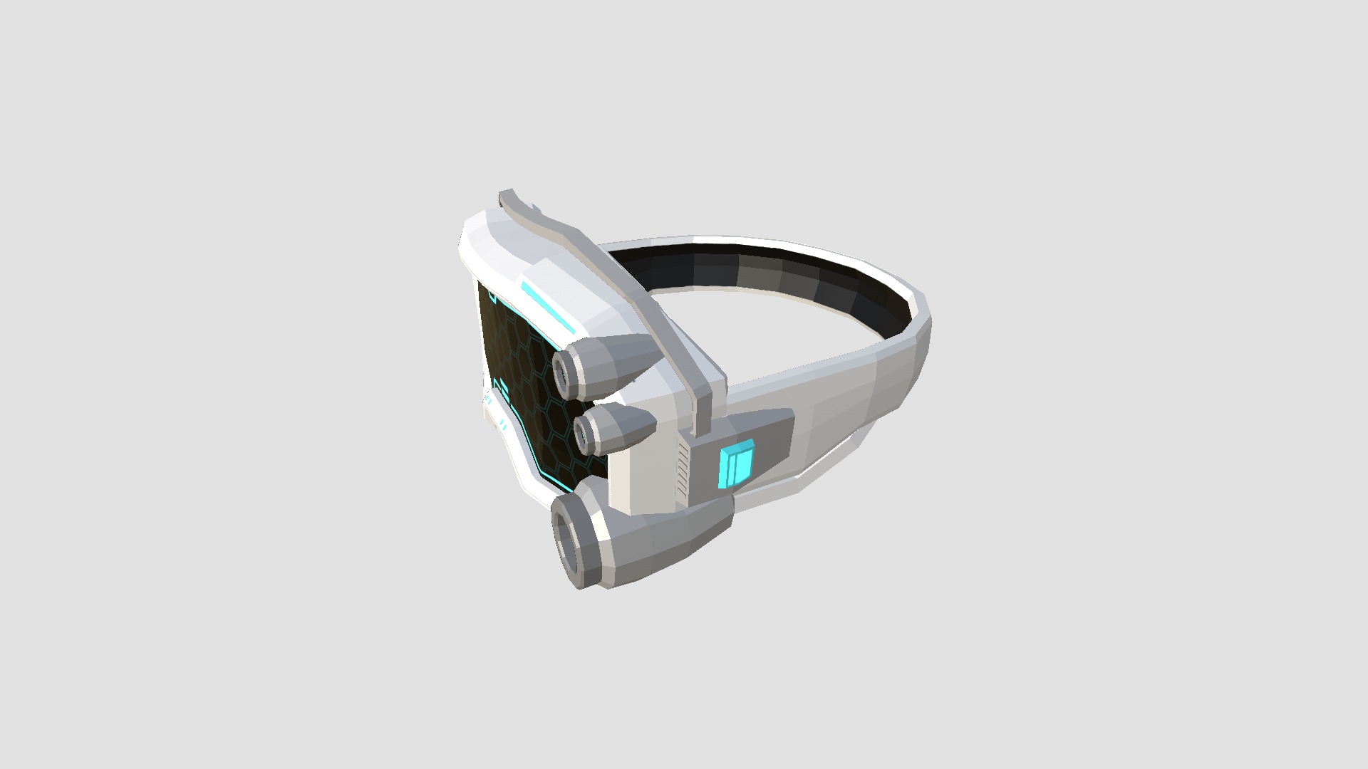 08 SciFi Glasses Low Poly A Collection - Character Design _53