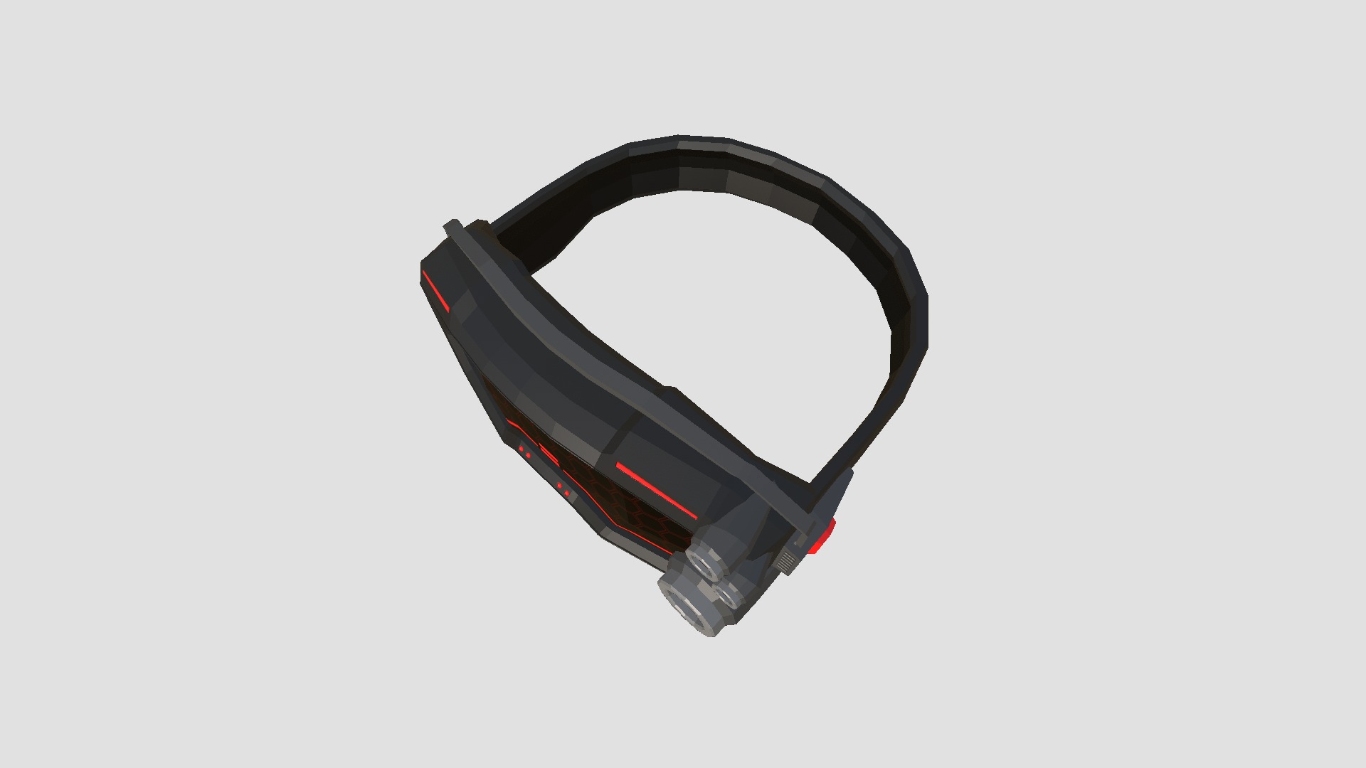 08 SciFi Glasses Low Poly A Collection - Character Design _48