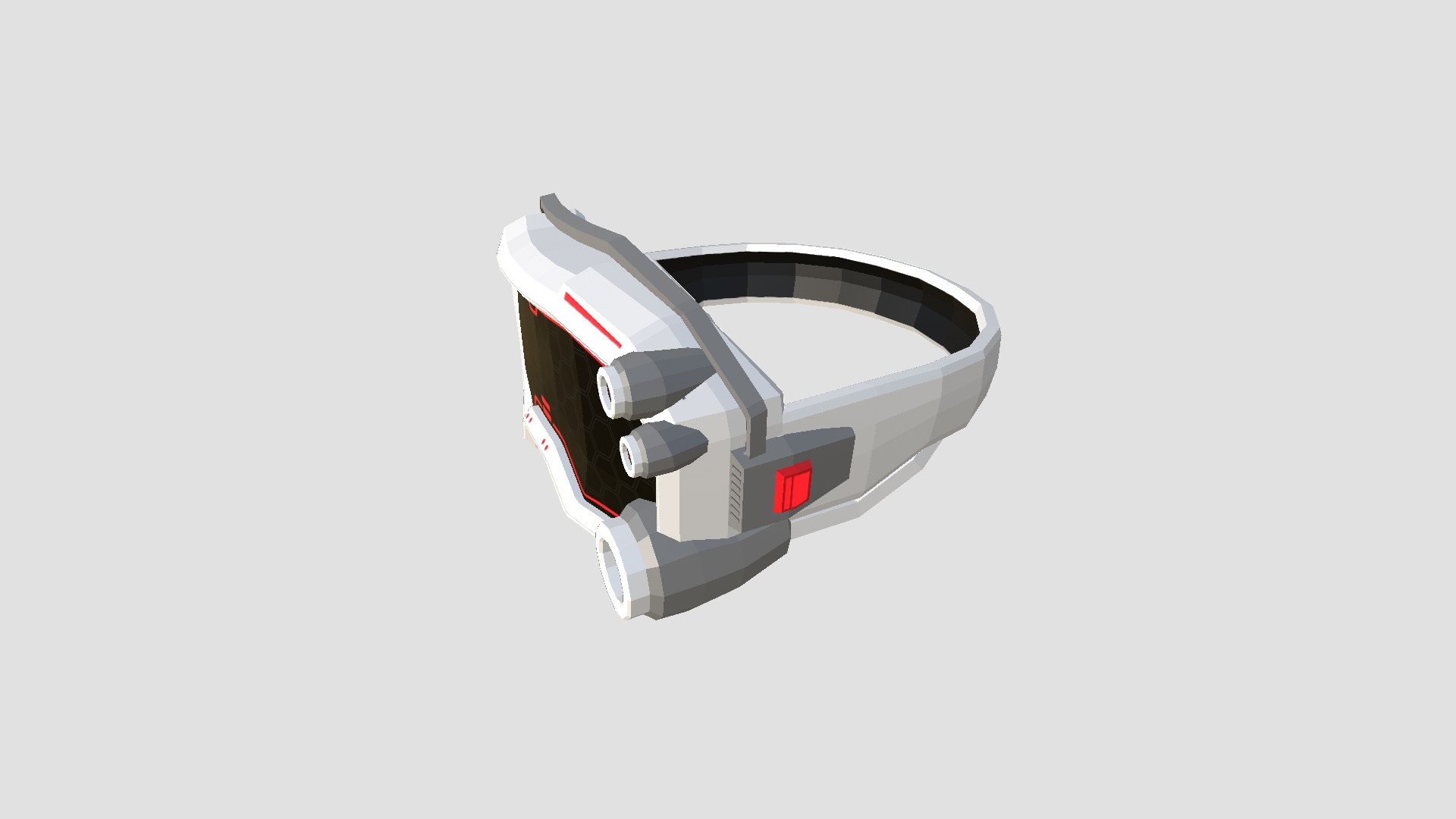 08 SciFi Glasses Low Poly A Collection - Character Design _71