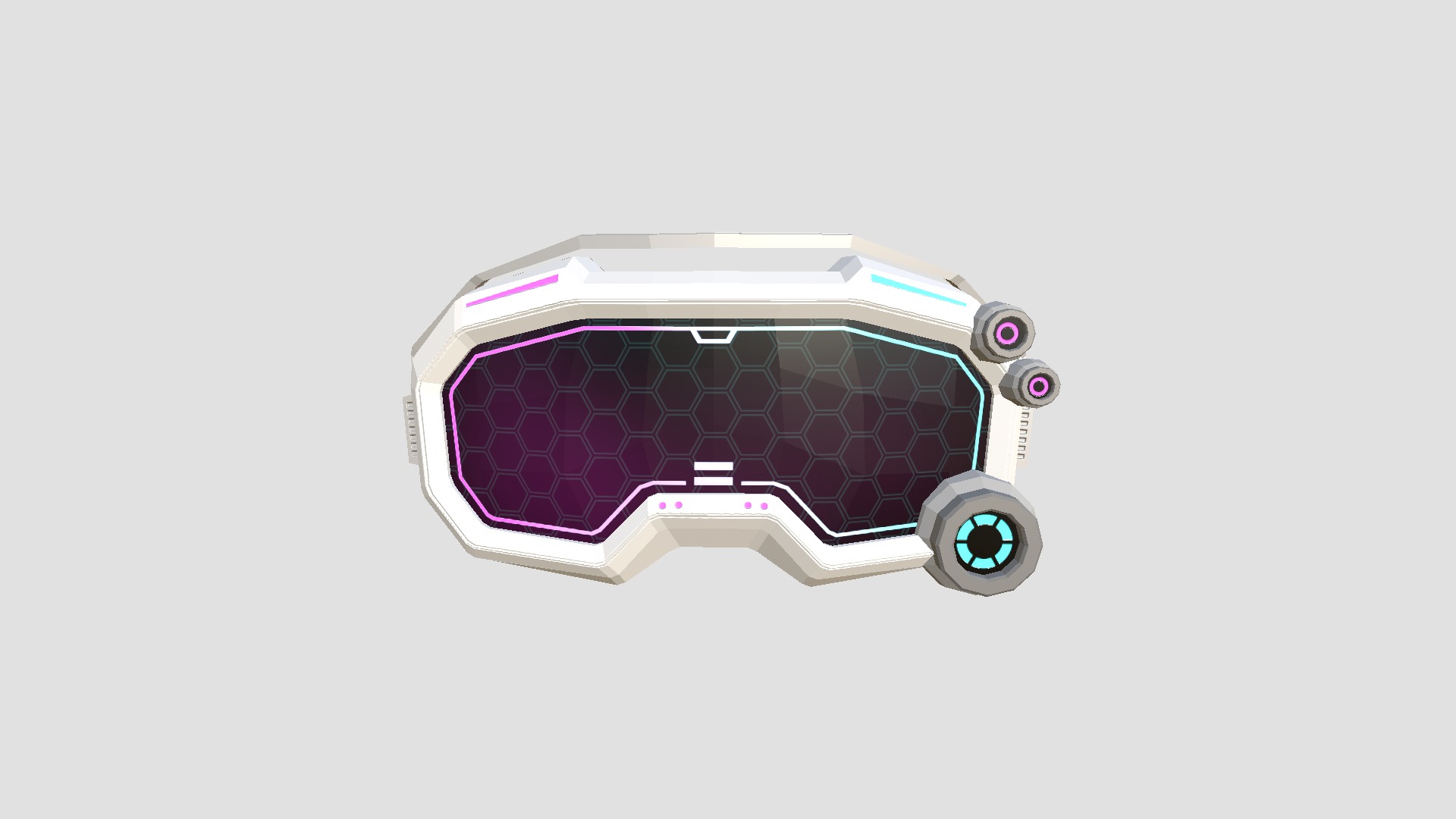 08 SciFi Glasses Low Poly A Collection - Character Design _64