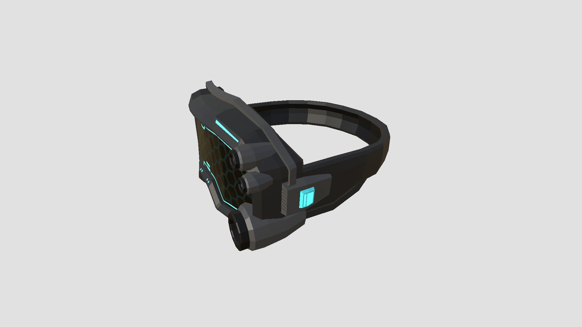 08 SciFi Glasses Low Poly A Collection - Character Design _41