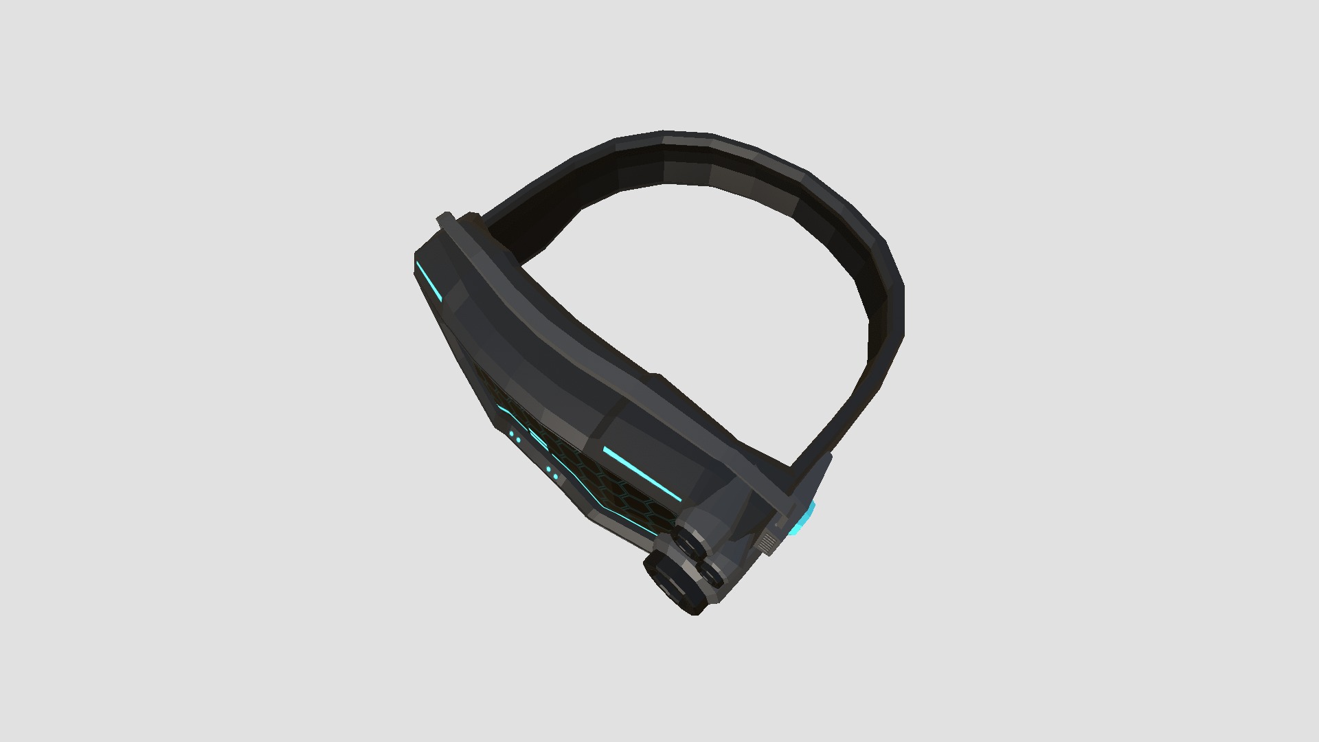 08 SciFi Glasses Low Poly A Collection - Character Design _42