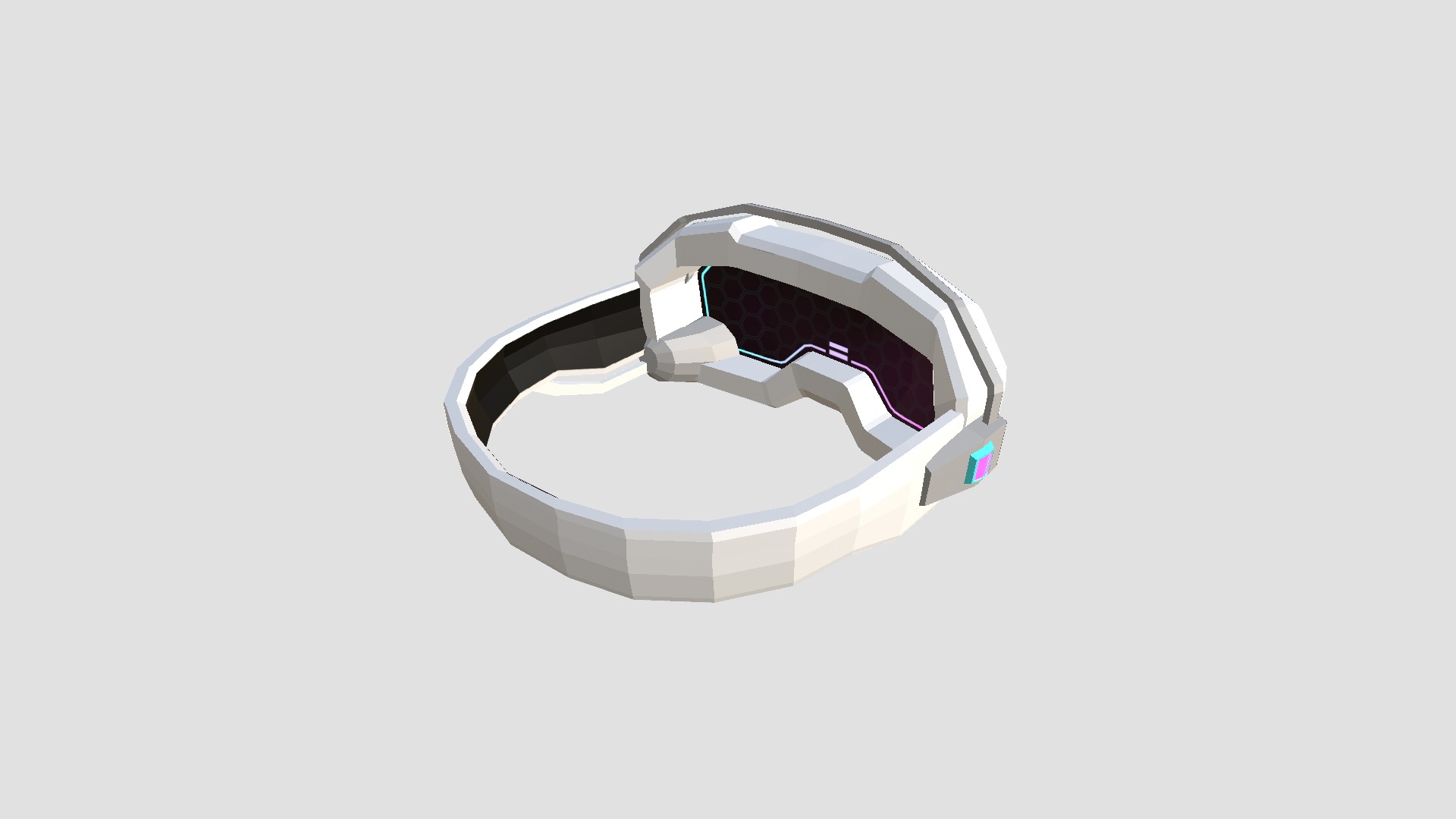 08 SciFi Glasses Low Poly A Collection - Character Design _67