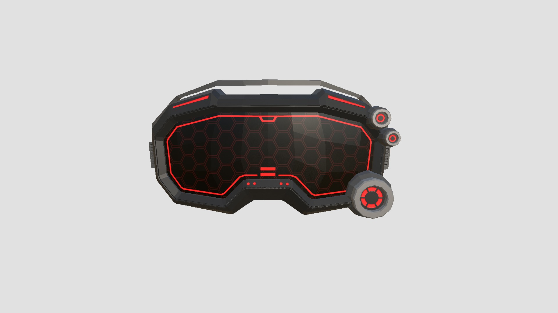 08 SciFi Glasses Low Poly A Collection - Character Design _46