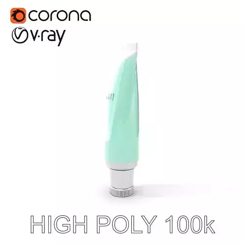 Mint Colored Tube Model Pack for Rendering and Games