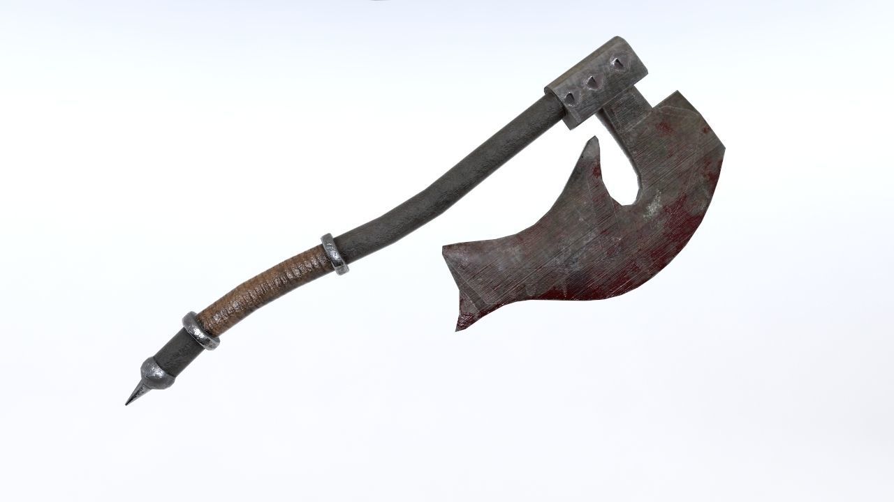 Executor Axe Low-poly 3D model_1