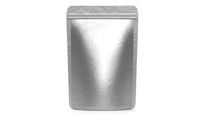 Plastic pouch bag packing 9x13 cm 01 3D model
