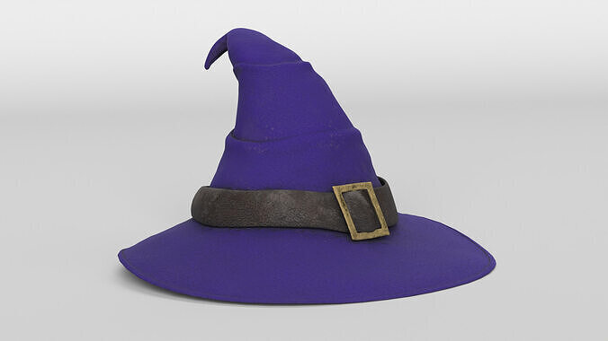 Old Witch Hat 3D model