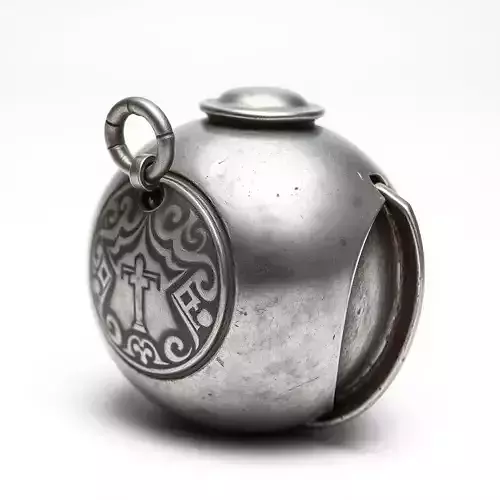 Vintage Metal Canteen Model Pack Low-poly 3D model