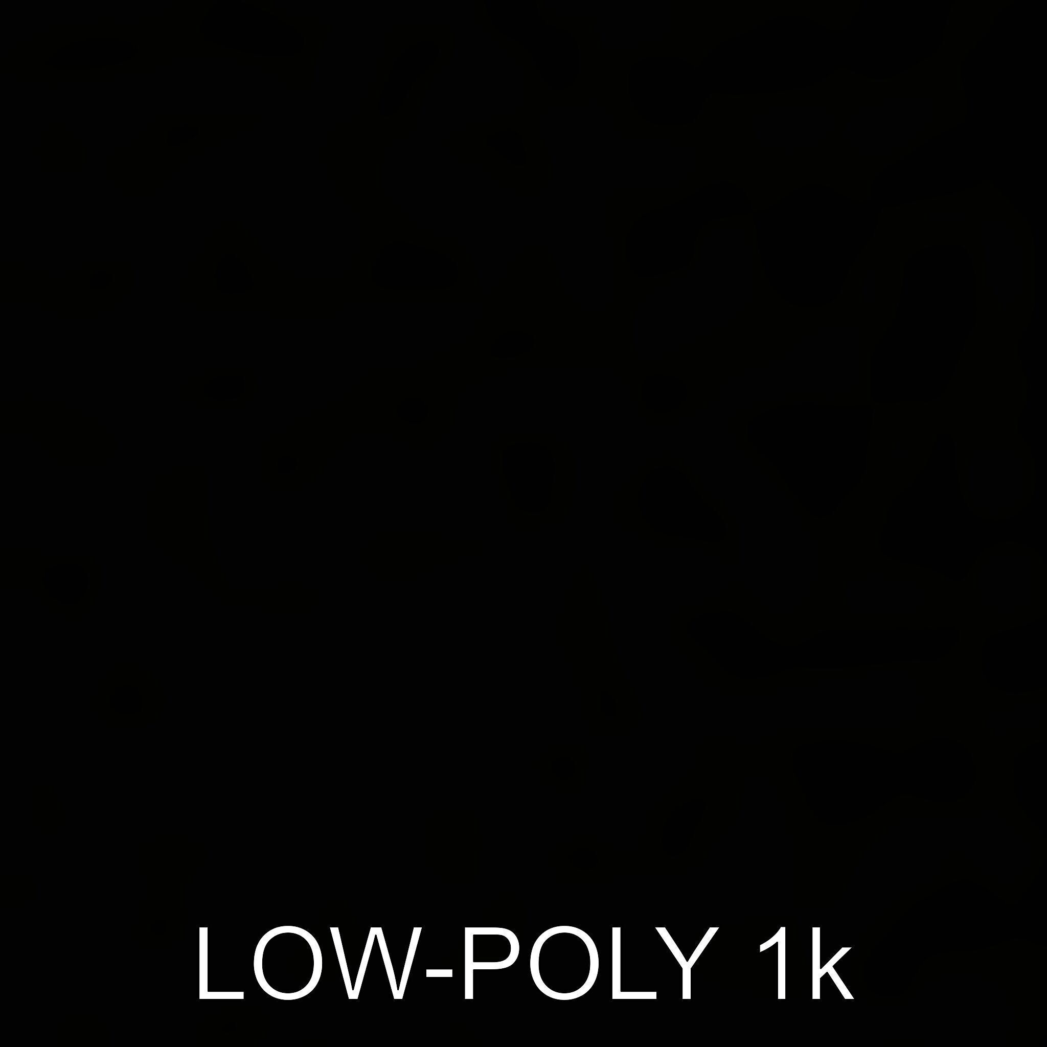 Vintage Metal Canteen Model Pack Low-poly 3D model_11