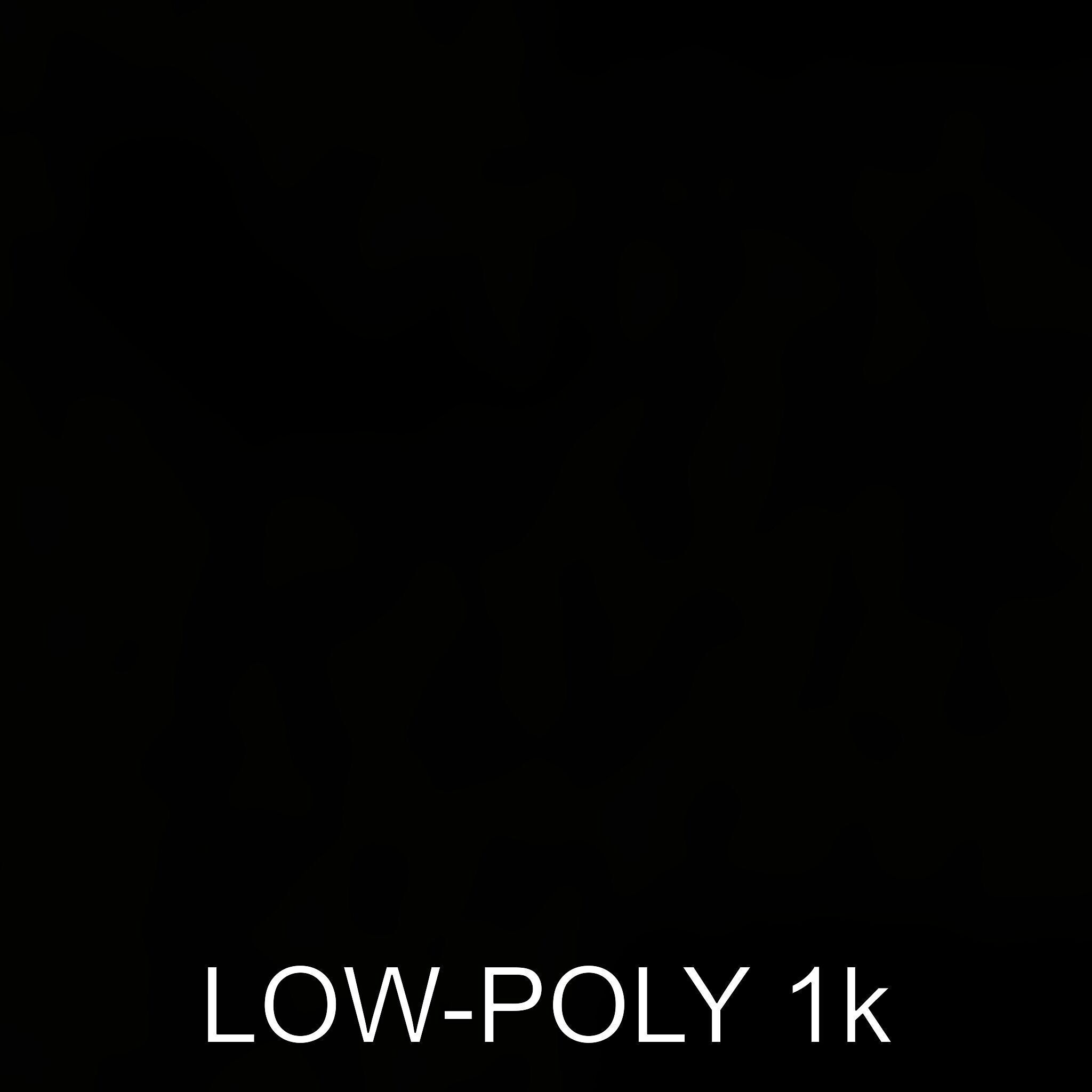 Vintage Metal Canteen Model Pack Low-poly 3D model_17