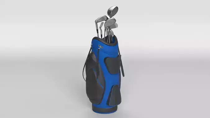Golf Clubs and Bag