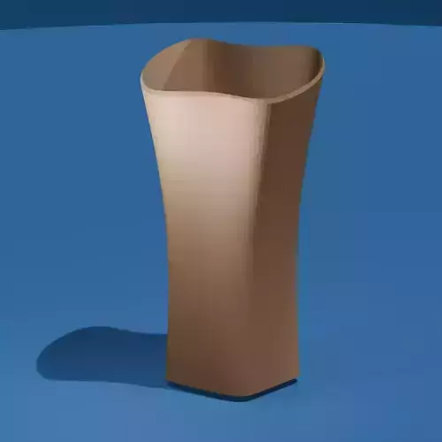 Wavy Rim Serenity Vase