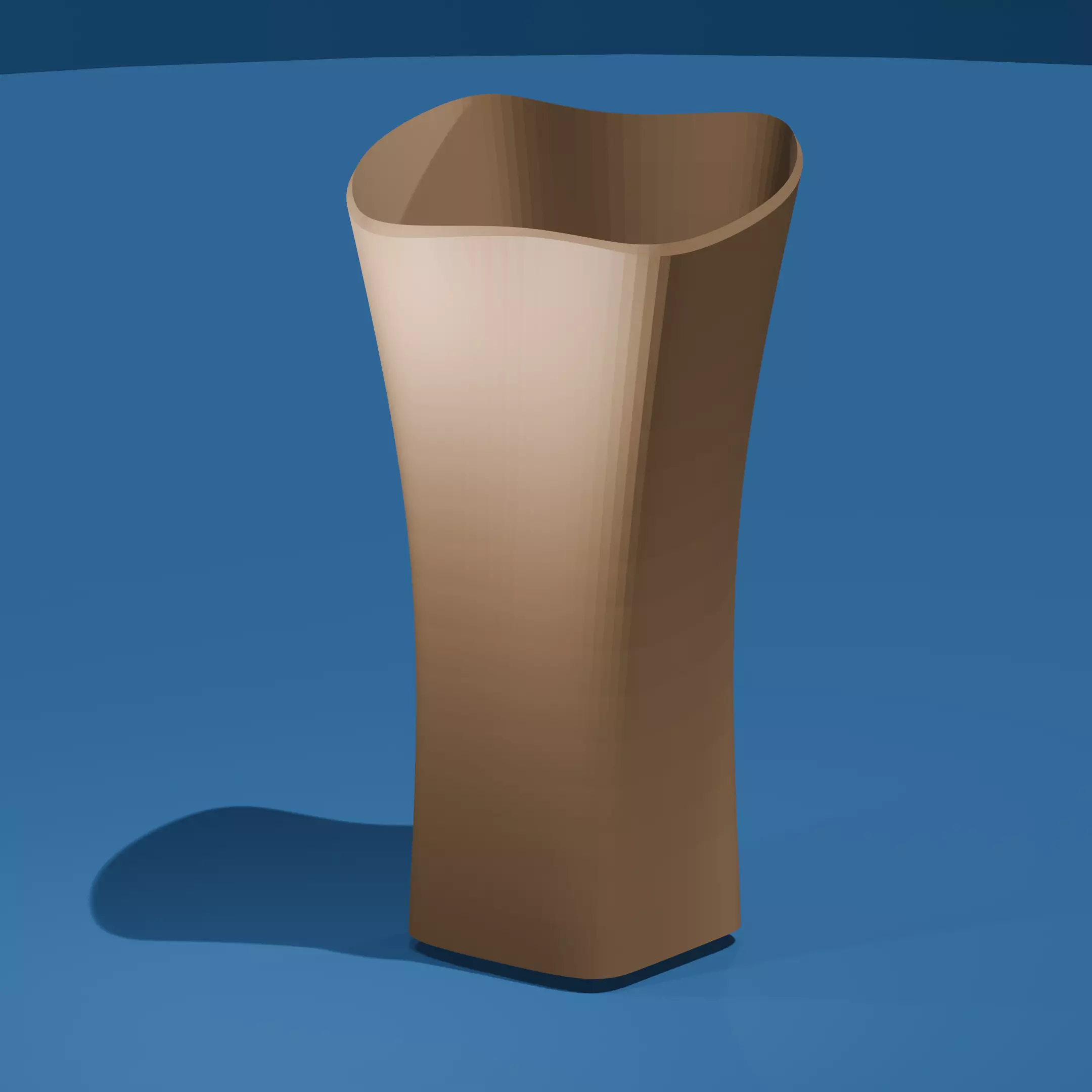 Wavy Rim Serenity Vase 3D print model_0