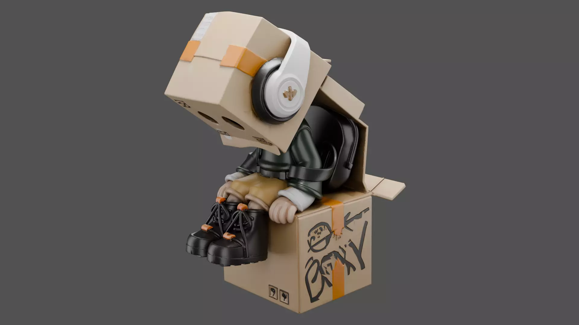 Boxy Beats 3D model_0