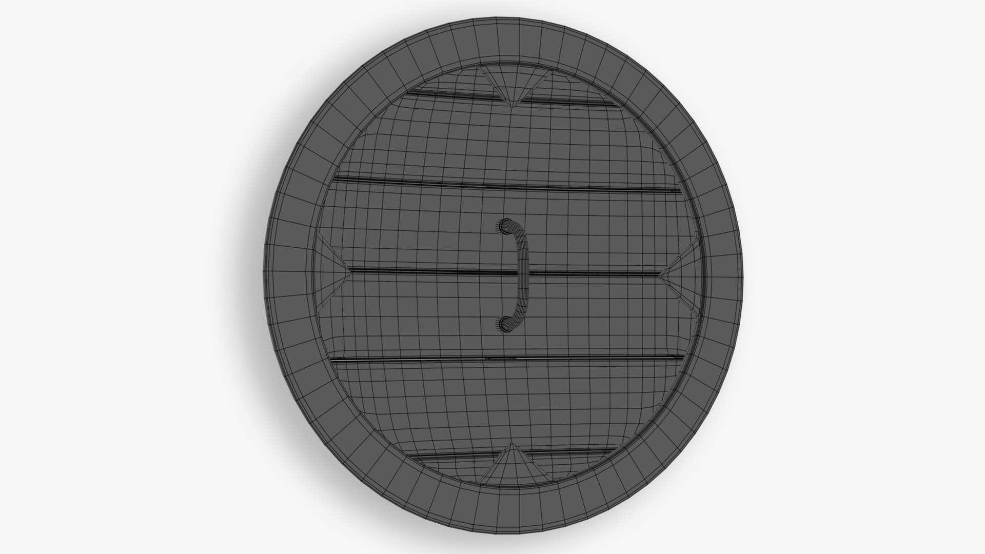 Viking Shield Design 02 3D model_8