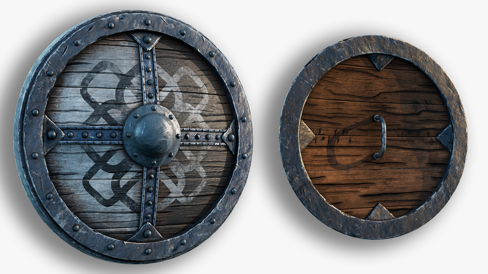 Viking Shield Design 02 3D model_1