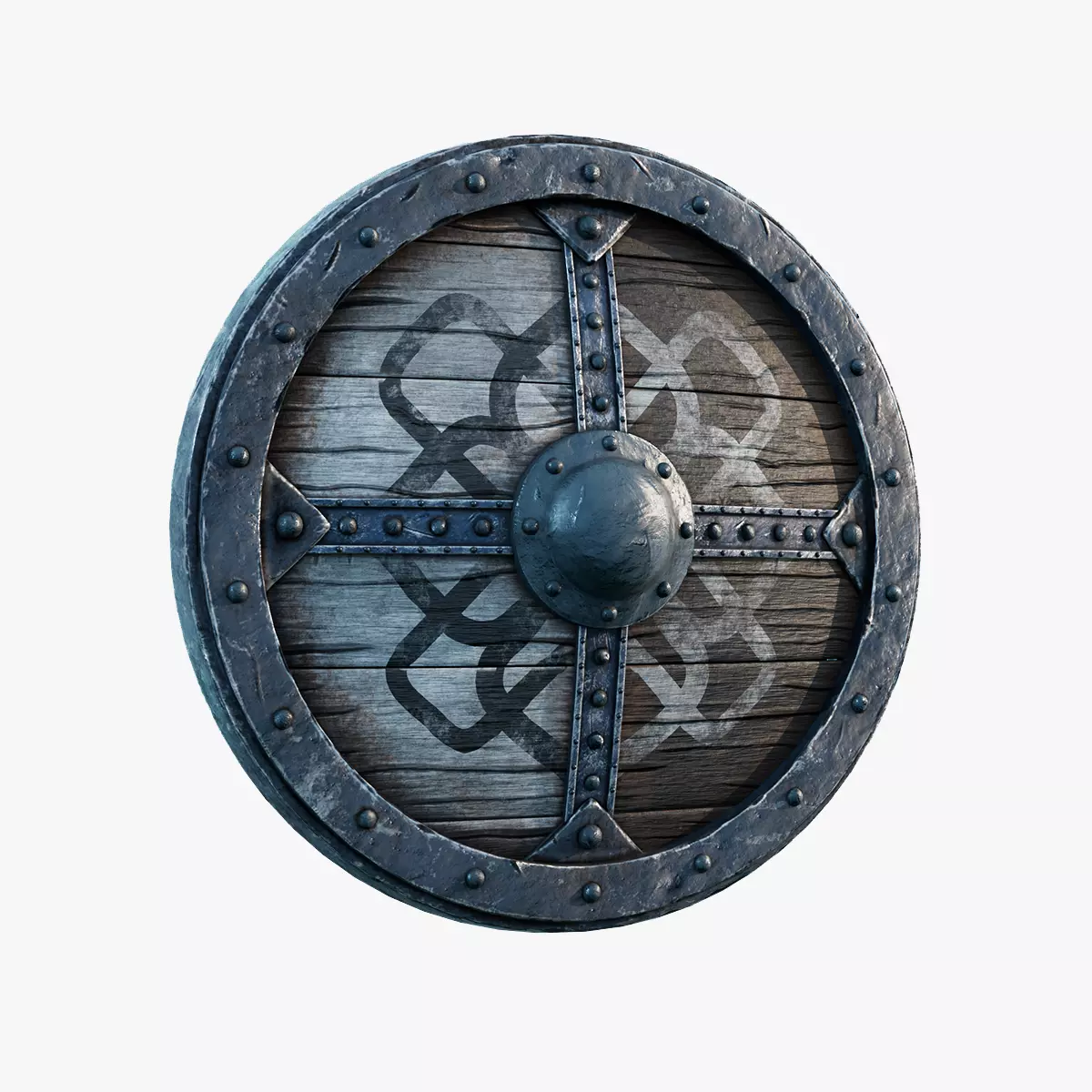 Viking Shield Design 02 3D model_0