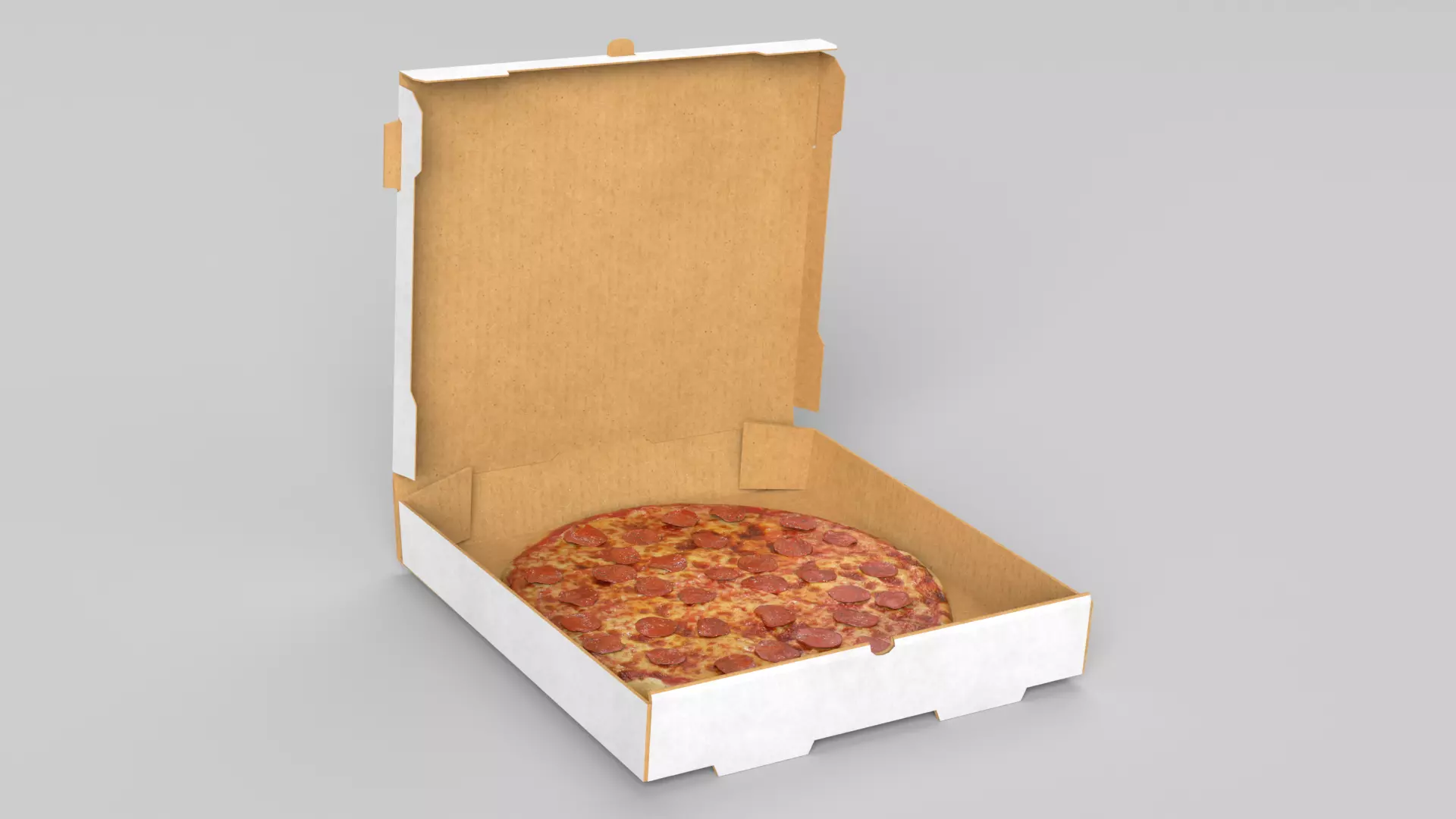Pizza in a Box 3D model_0