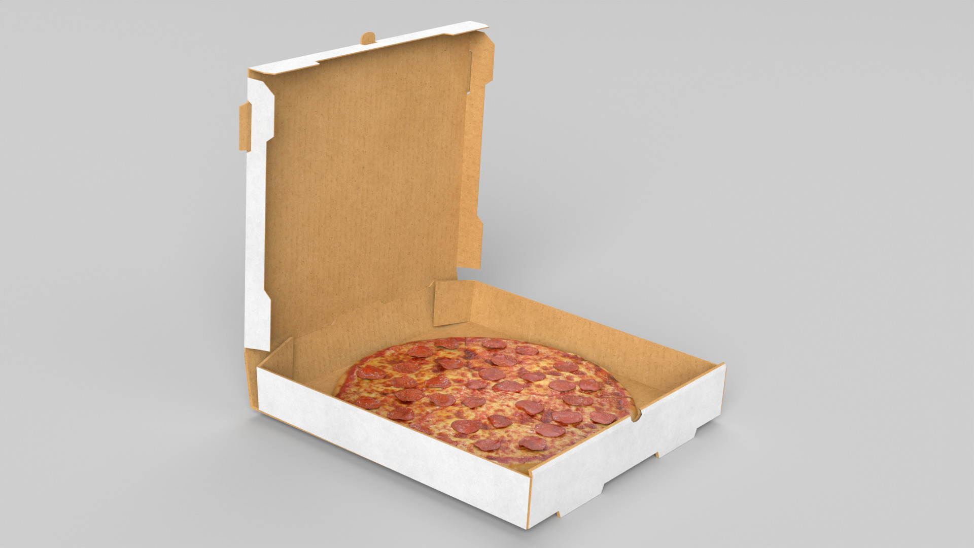 Pizza in a Box 3D model_3