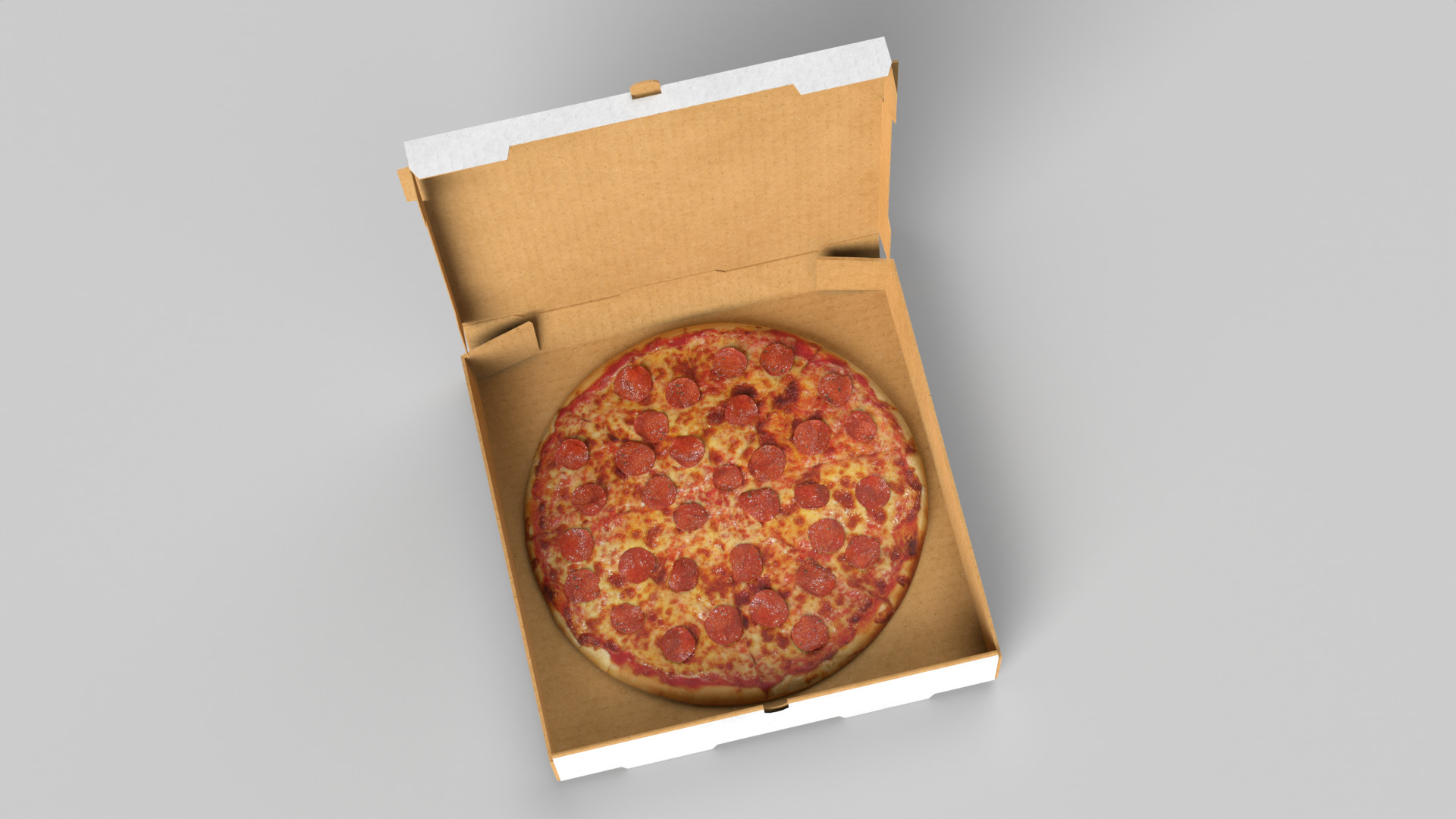 Pizza in a Box 3D model_2