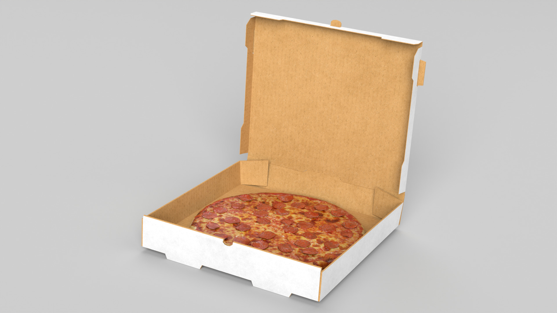 Pizza in a Box 3D model_8