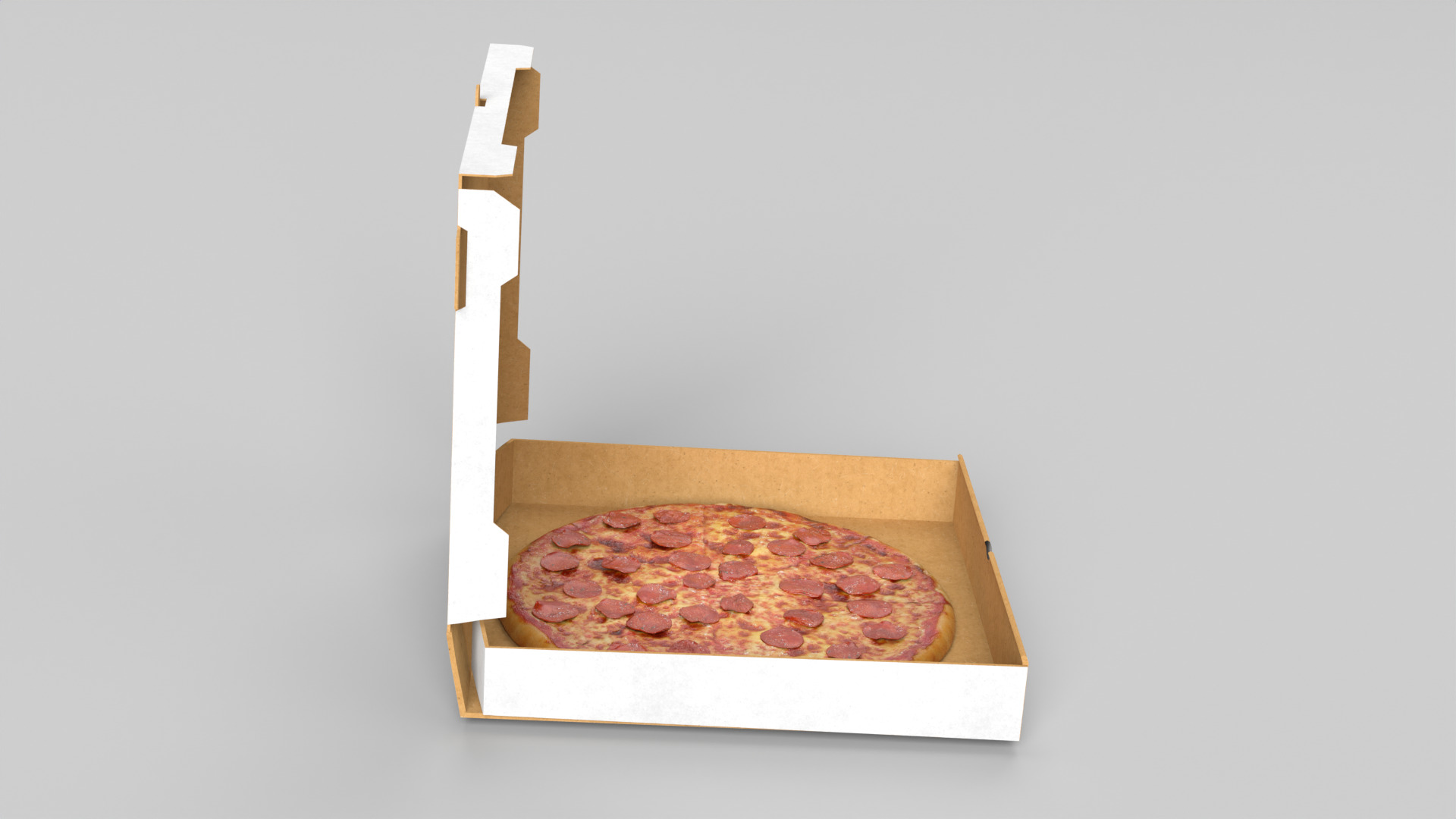 Pizza in a Box 3D model_4