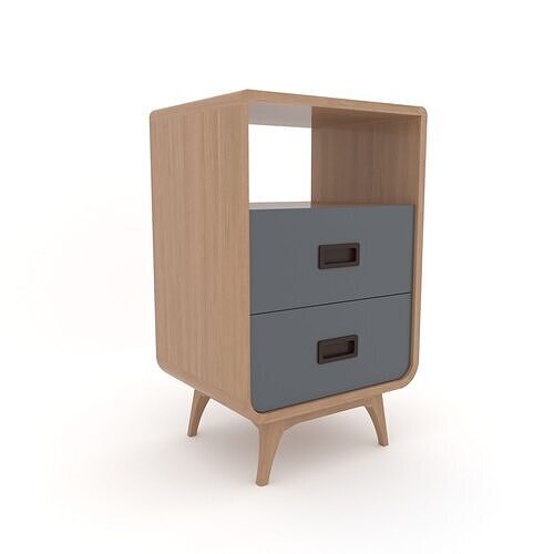 Modern Scandinavian SideTable 2T Morris 3D model