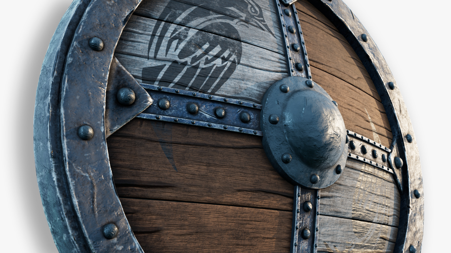 Viking Shield Design 03 3D model_5