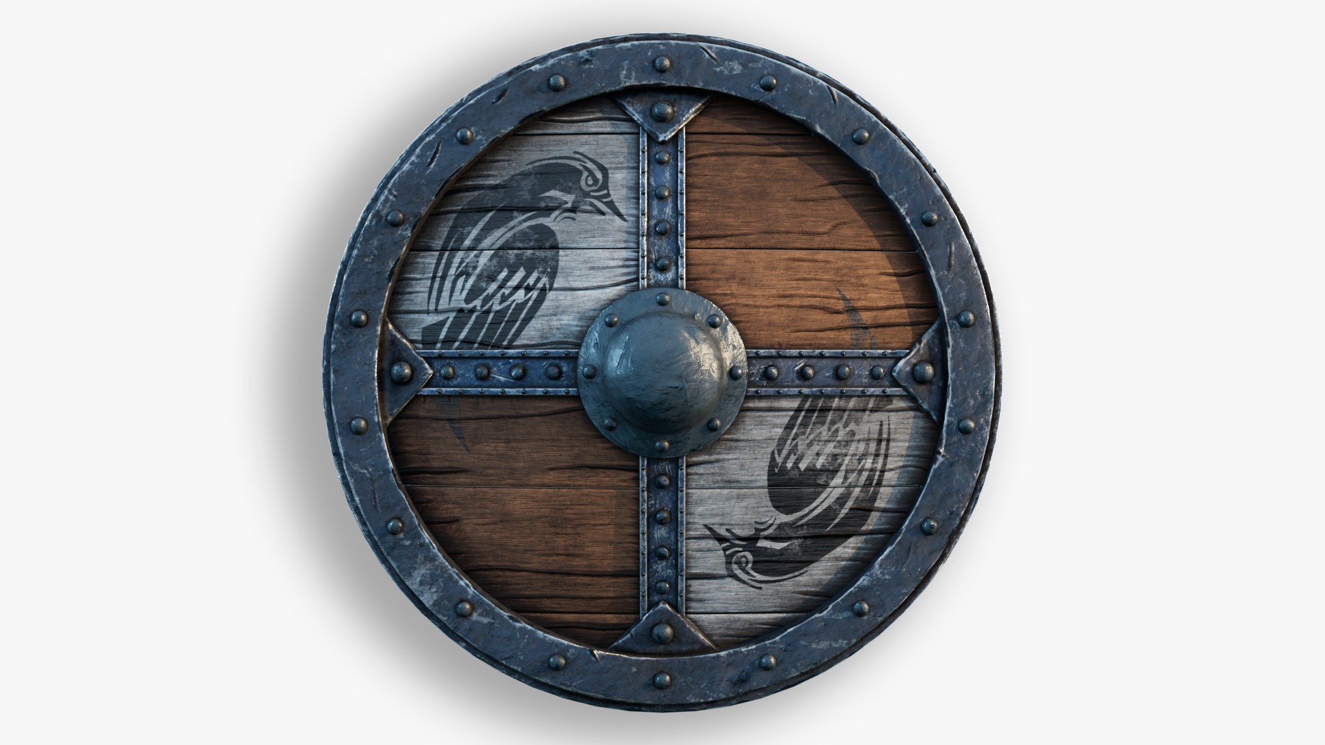 Viking Shield Design 03 3D model_2