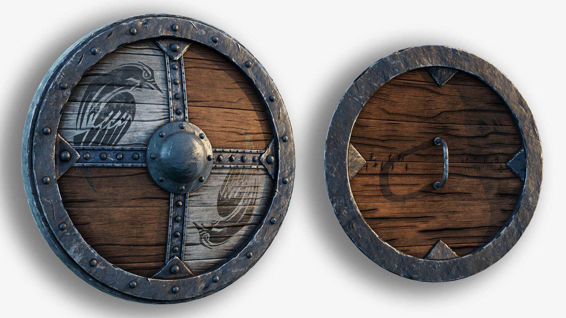 Viking Shield Design 03 3D model_1