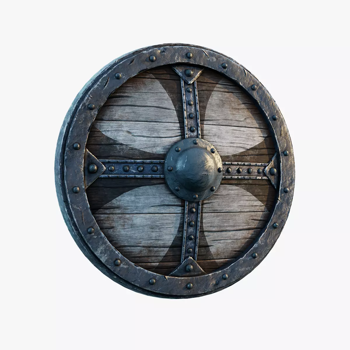 Viking Shield Design 04 3D model 3D model_0