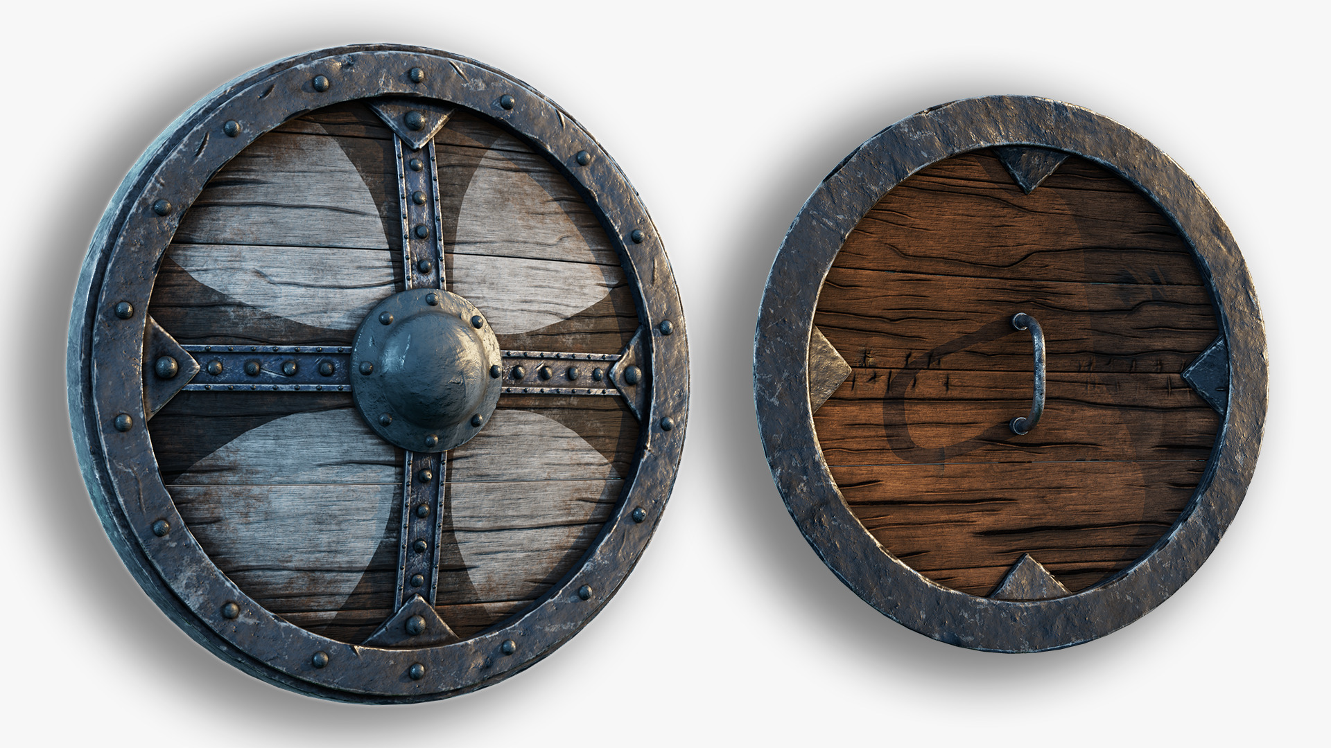 Viking Shield Design 04 3D model 3D model_1