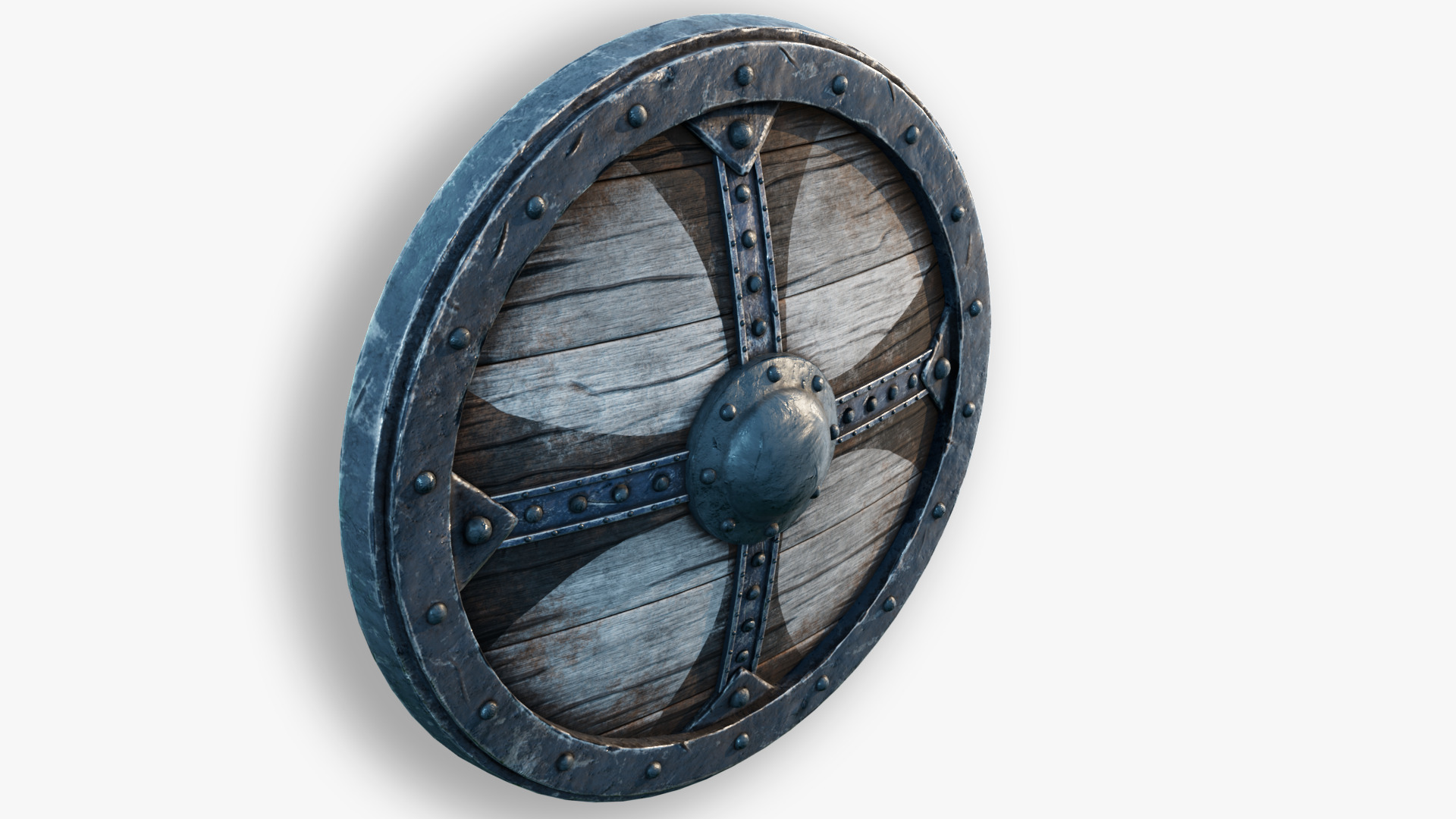 Viking Shield Design 04 3D model 3D model_3