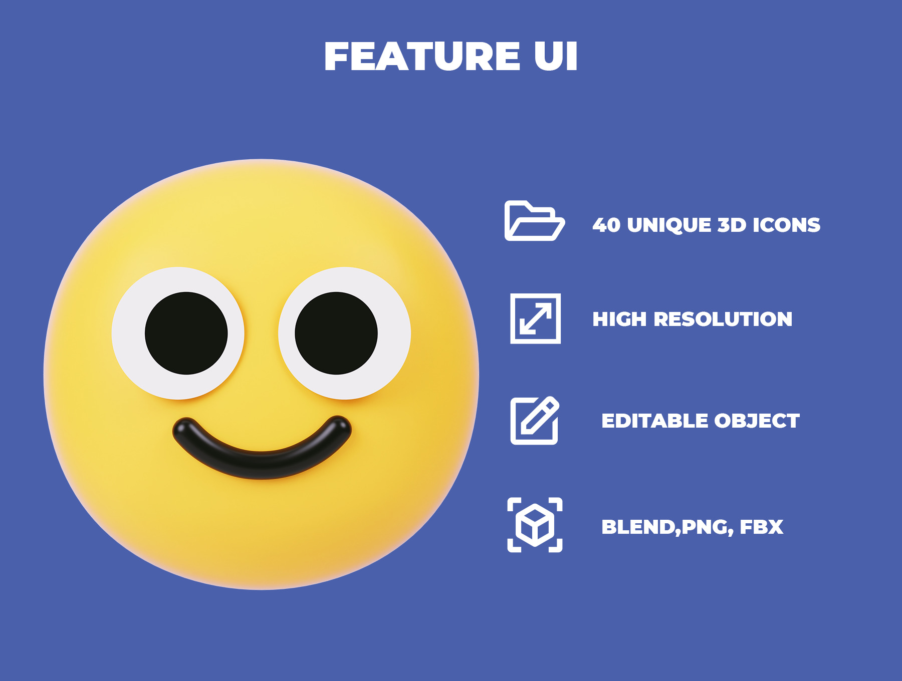 Emojis 3D Icon Pack 3D model_1