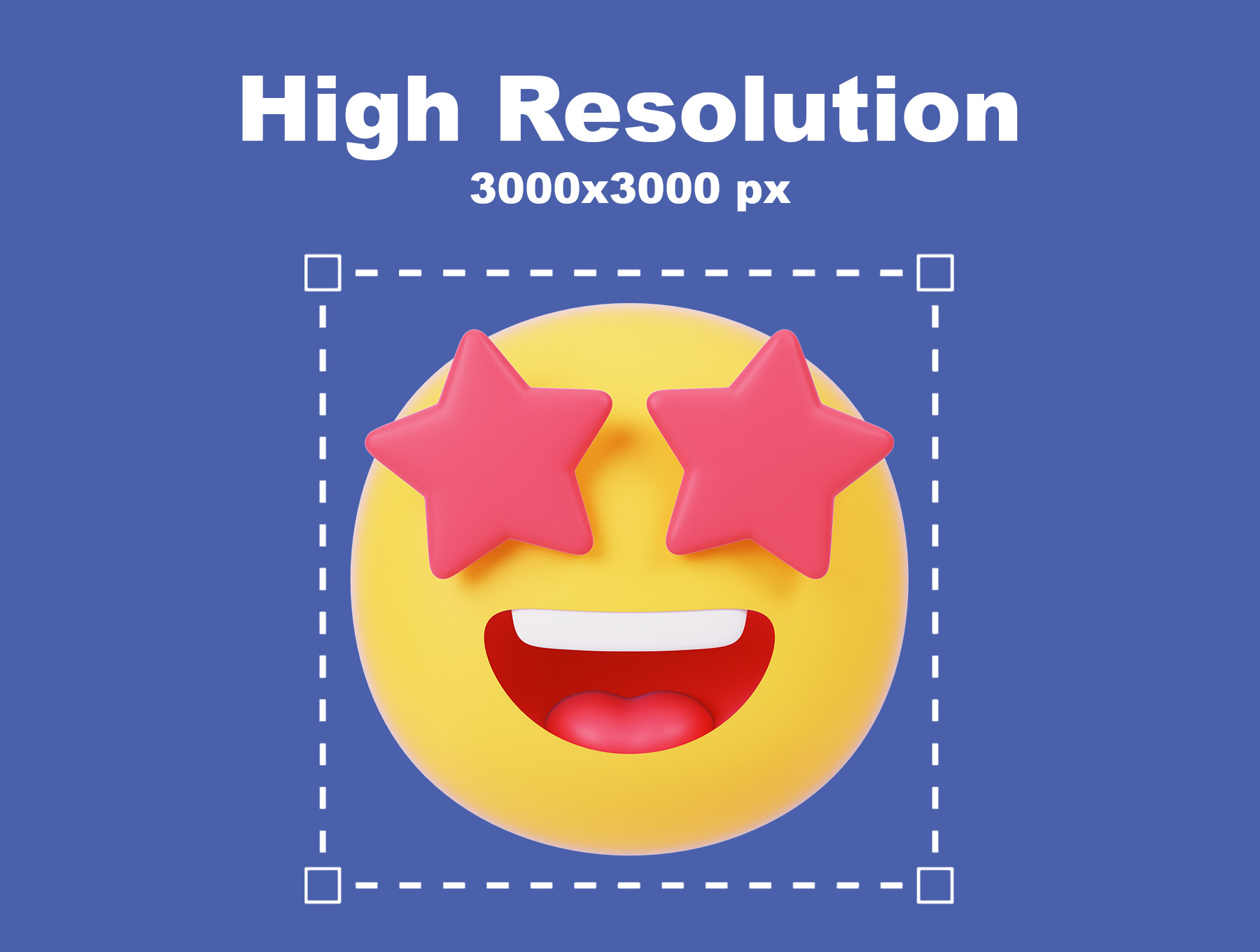 Emojis 3D Icon Pack 3D model_2