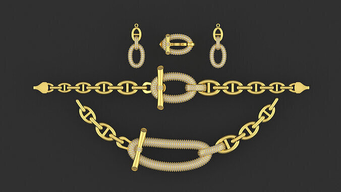 hermes brand set ready for print 3D print model