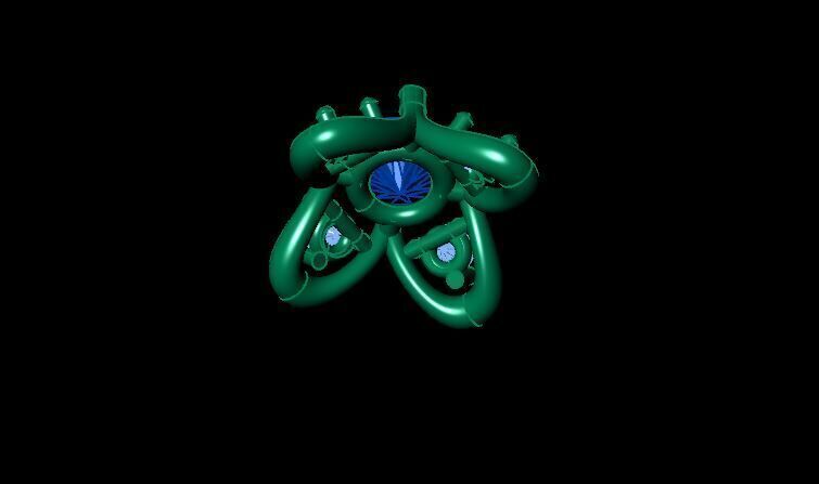 Turkish Nosepin  3D print model_3