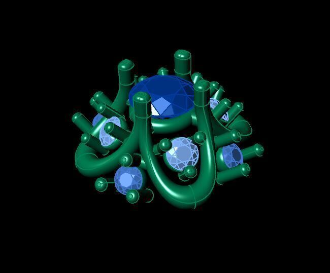 Turkish Nose Pin 3D print model_2