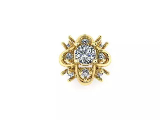 Turkish Nose Pin 3D print model