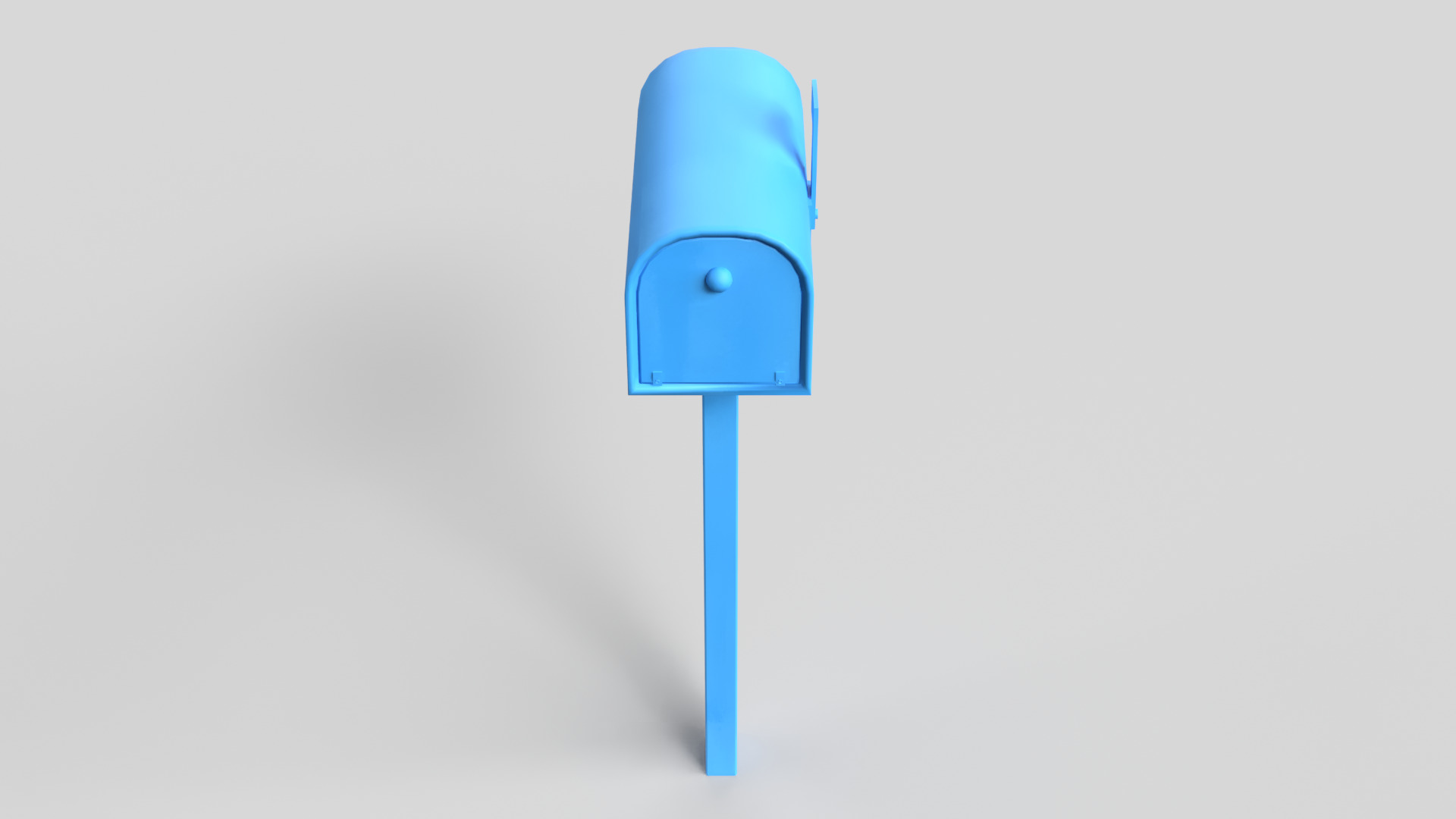 Mailbox Low-poly 3D model_6