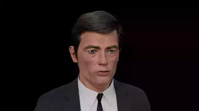 Alain Delon 3D model