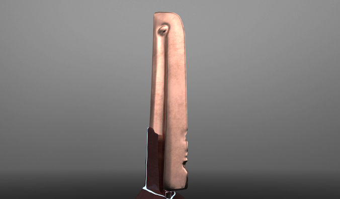 Rune Dagger Low-poly 3D model