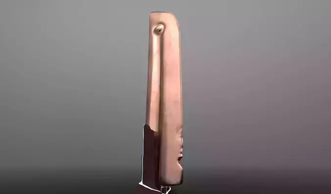 Rune Dagger Low-poly 3D model