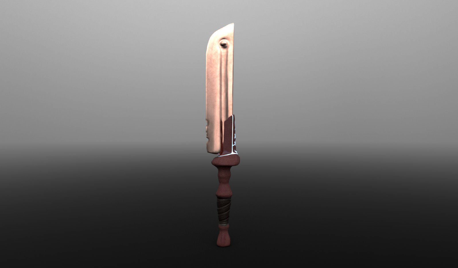 Rune Dagger Low-poly 3D model_3