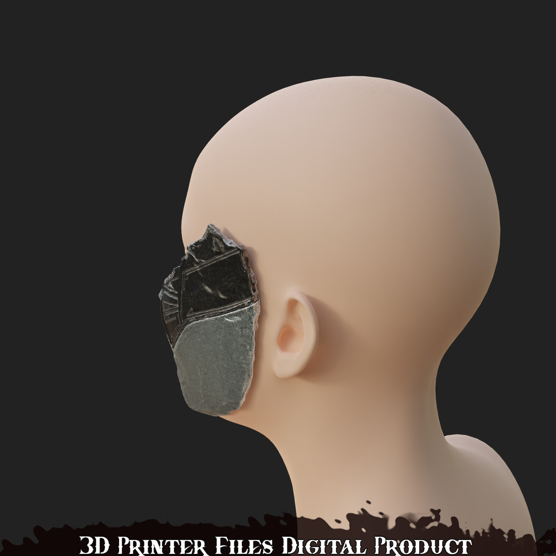 Alicia Mask Clair Obscure Expedition 33 3D print model_3