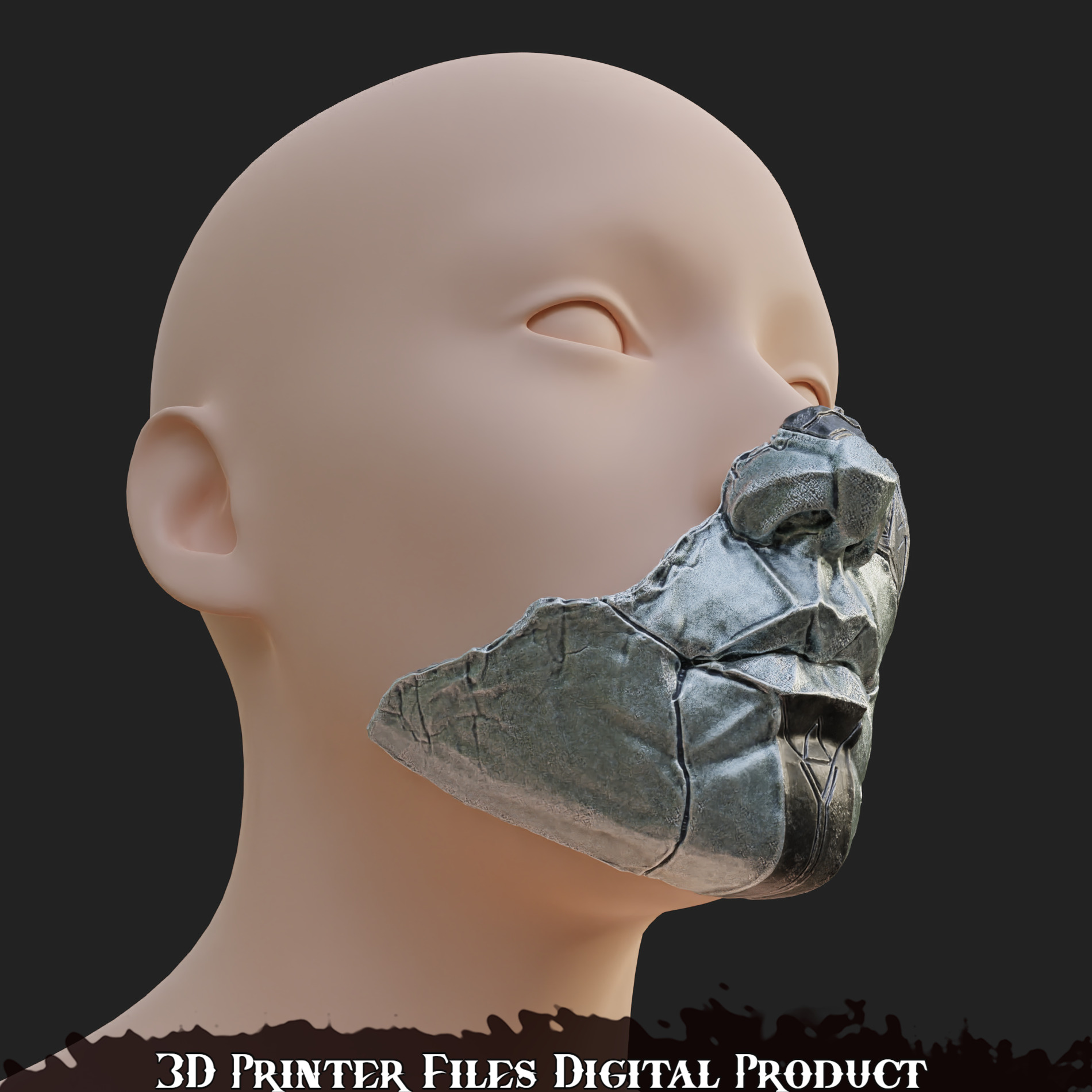 Alicia Mask Clair Obscure Expedition 33 3D print model_2